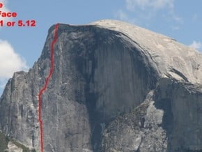 Image of North West Face, Half Dome (2 690 m / 8 825 ft)