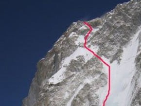 Image of West Face, Chomo Lonzo (7 790 m / 25 558 ft)